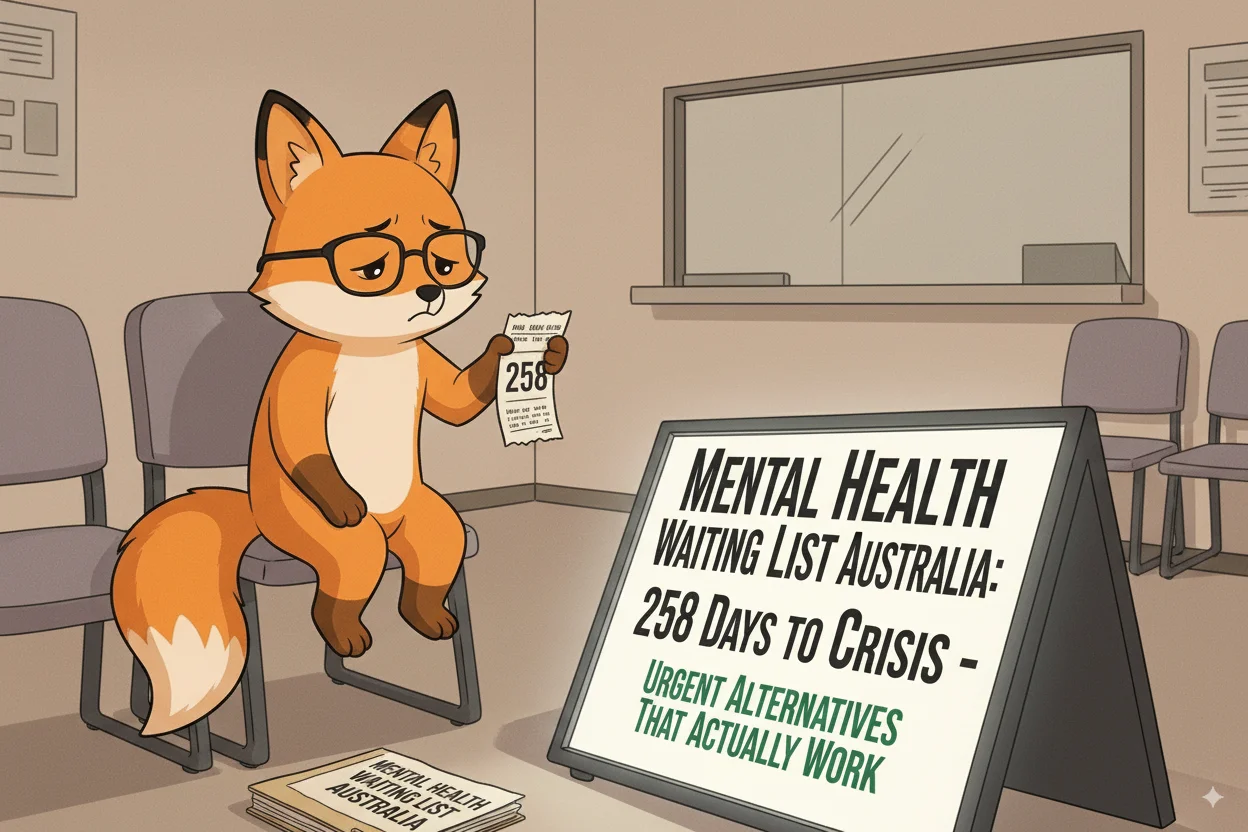 Mental Health Waiting Lists Australia: 258 Days to Crisis - Urgent Alternatives That Actually Work
