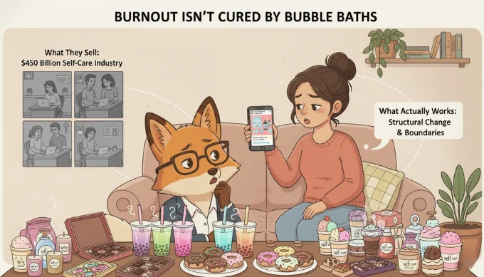 The Burnout Trap: Why 'Self-Care Sunday' Isn't Working (And What Actually Will)