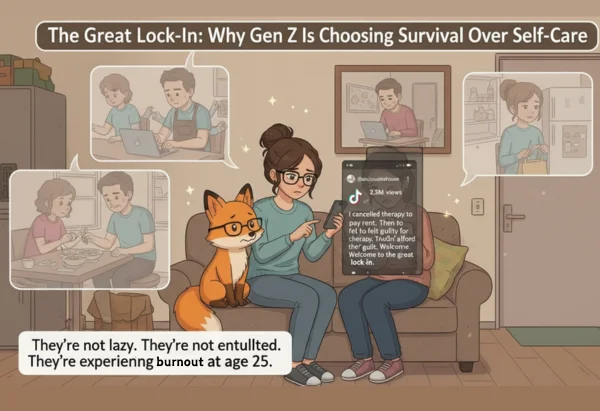 The Great Lock-In: Why Gen Z Is Choosing Survival Over Self-Care (And It's Not What You Think)